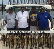 four guys with their catch of the day